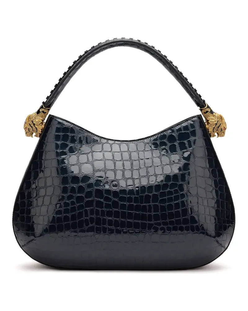 Roberto Cavalli Roar Schultertasche - Schwarz Schwarz