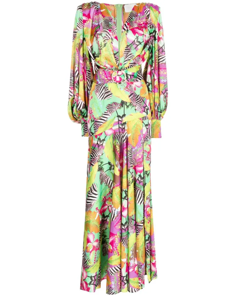 BRONX AND BANCO Kleid mit abstraktem Print - Mehrfarbig Mehrfarbig