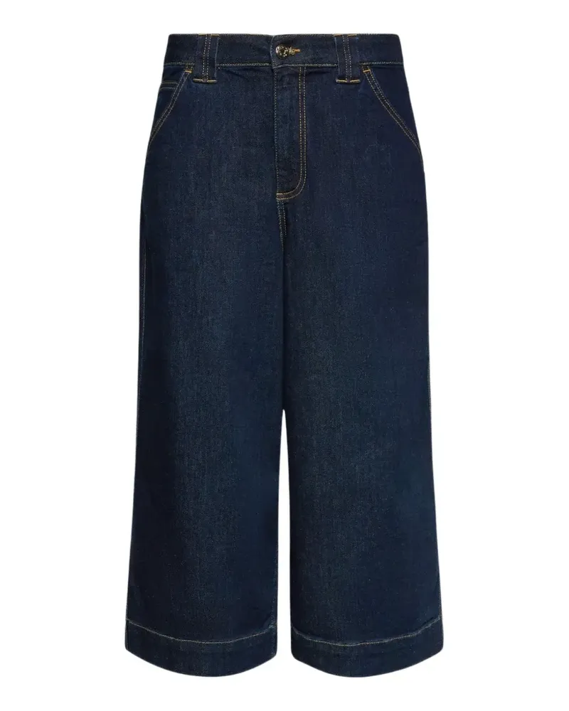 Elena Mirò Cropped-Jeans - Blau Blau