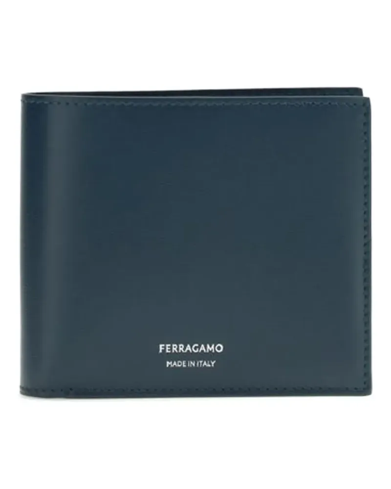 Ferragamo leather wallet - Blau Blau