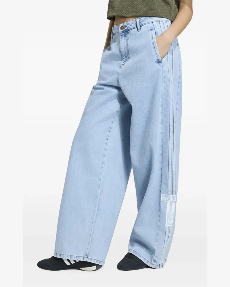 adidas Adibreak Wide-Leg-Jeans - Blau Blau