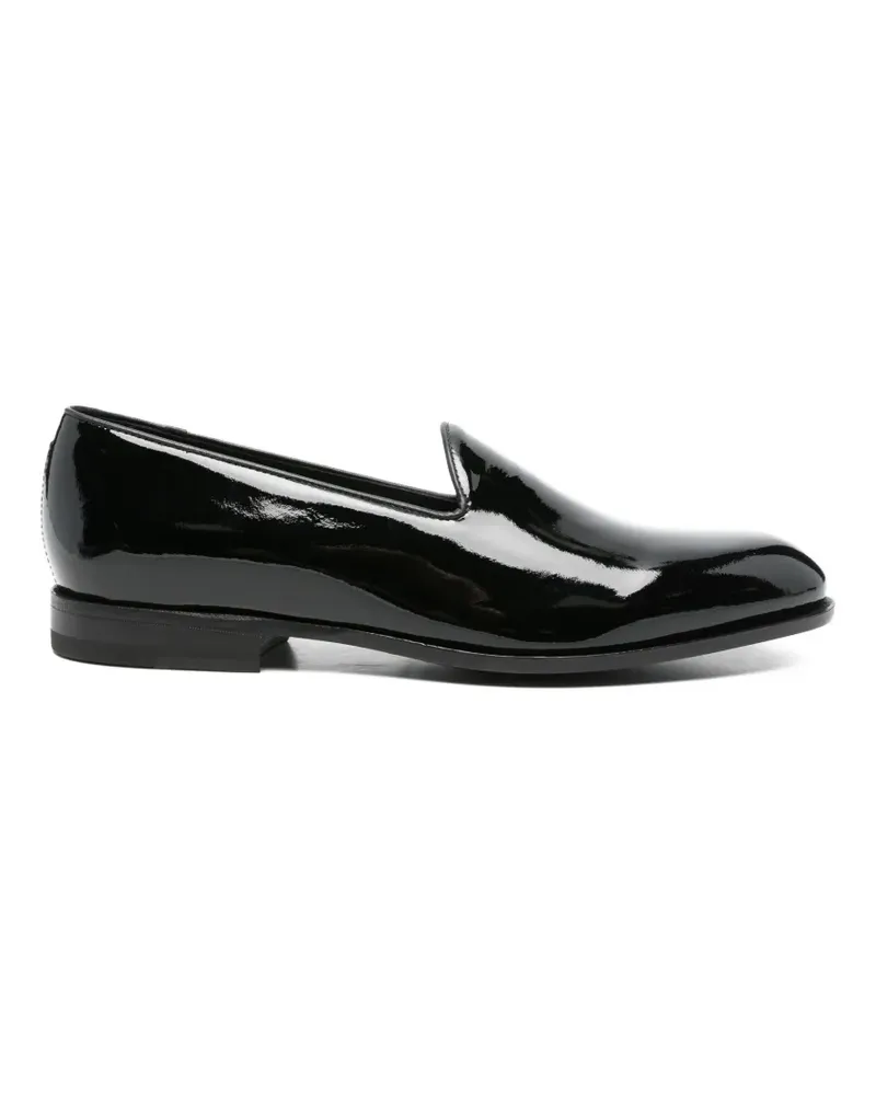 Tagliatore patent leather loafers - Schwarz Schwarz
