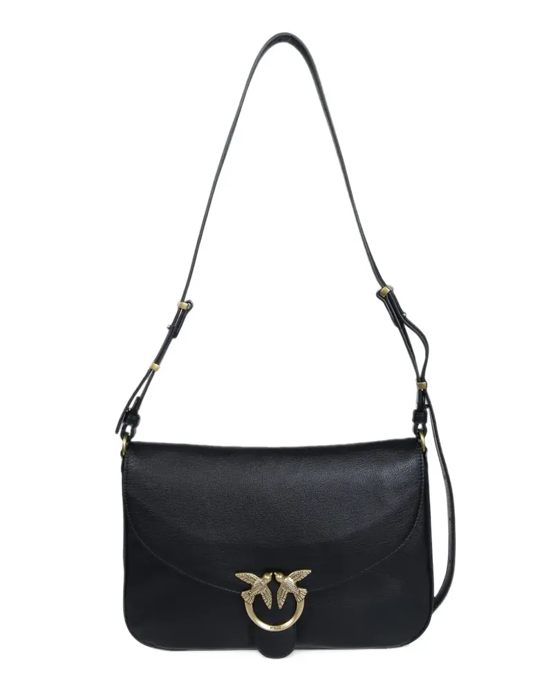 Pinko Love shoulder bag - Schwarz Schwarz
