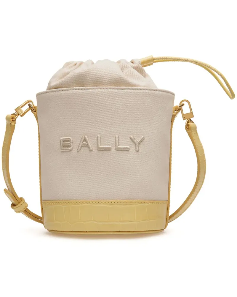Bally Bestickte Beuteltasche - Nude Nude