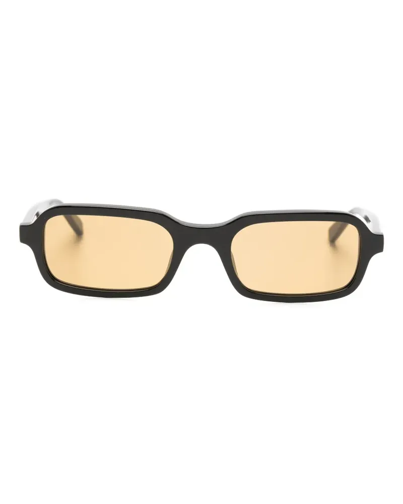 Saint Laurent rectangle-frame sunglasses - Schwarz Schwarz