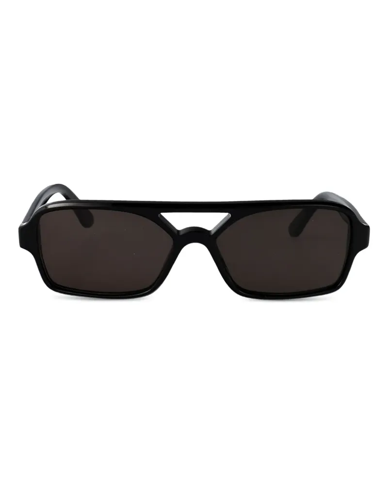 RETROSUPERFUTURE Vico Sonnenbrille mit eckigem Gestell - Schwarz Schwarz