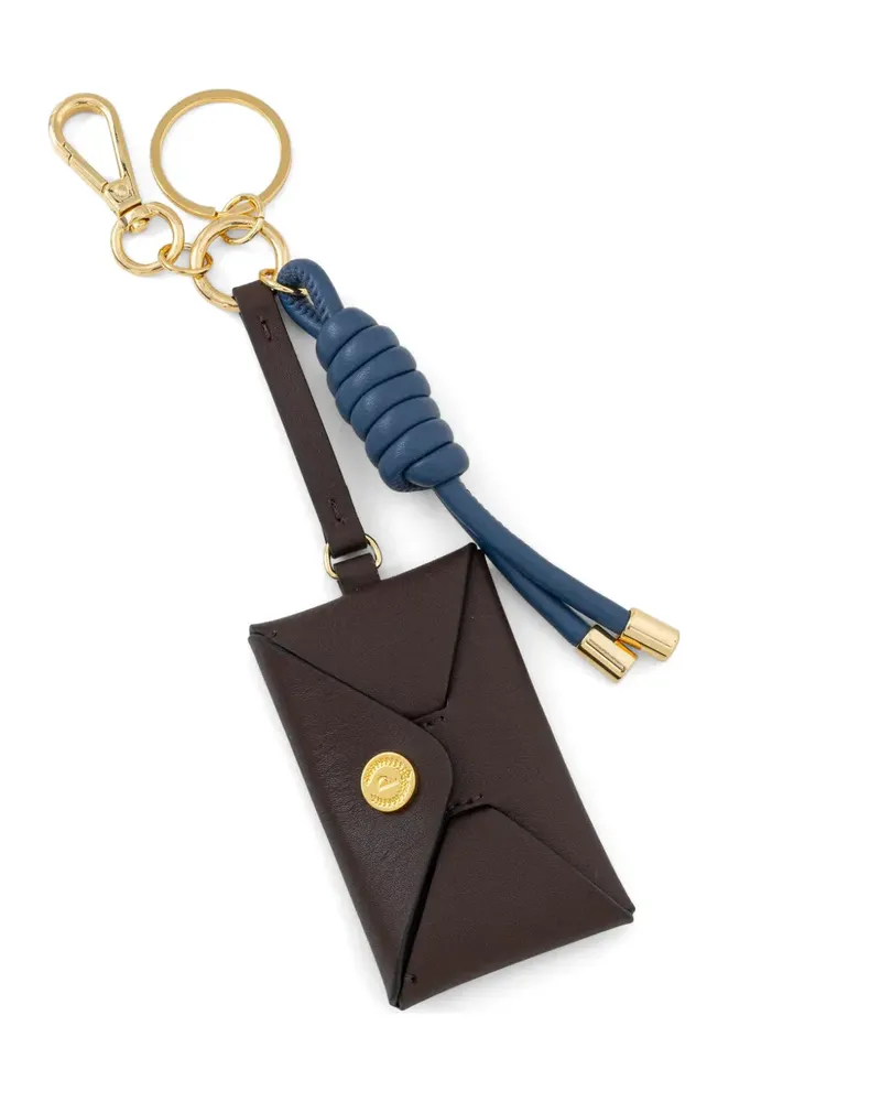 Pollini envelope-style knotted keyring - Braun Braun
