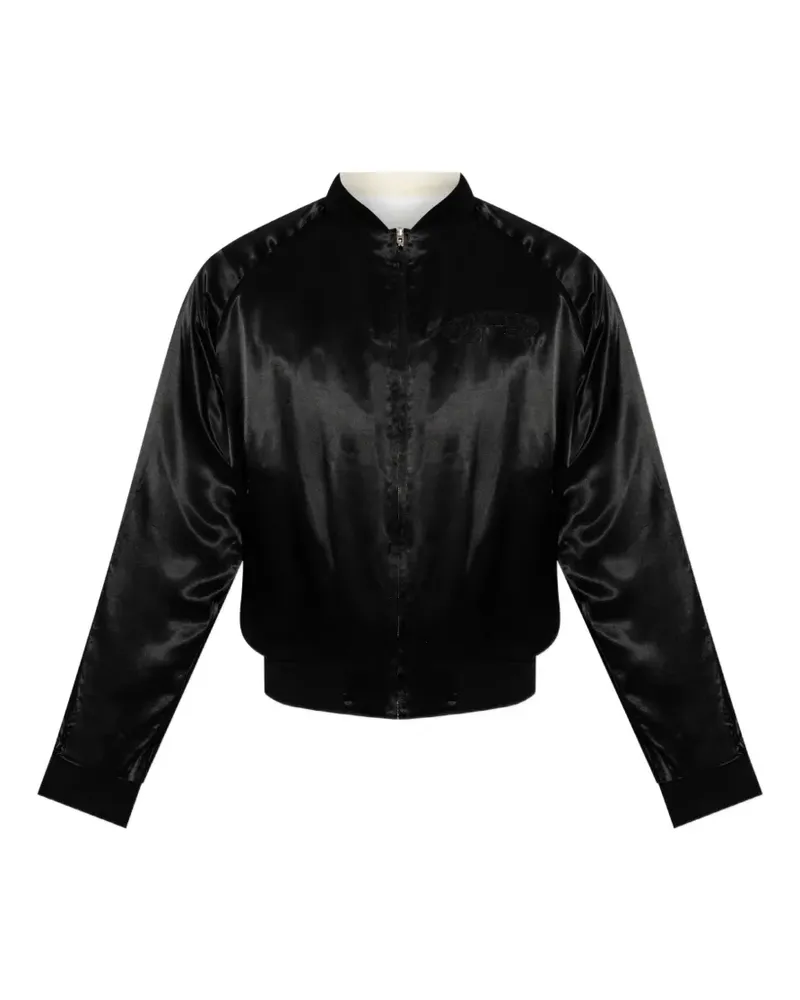 Diesel J-Foulkes embroidered reversible jacket - Schwarz Schwarz