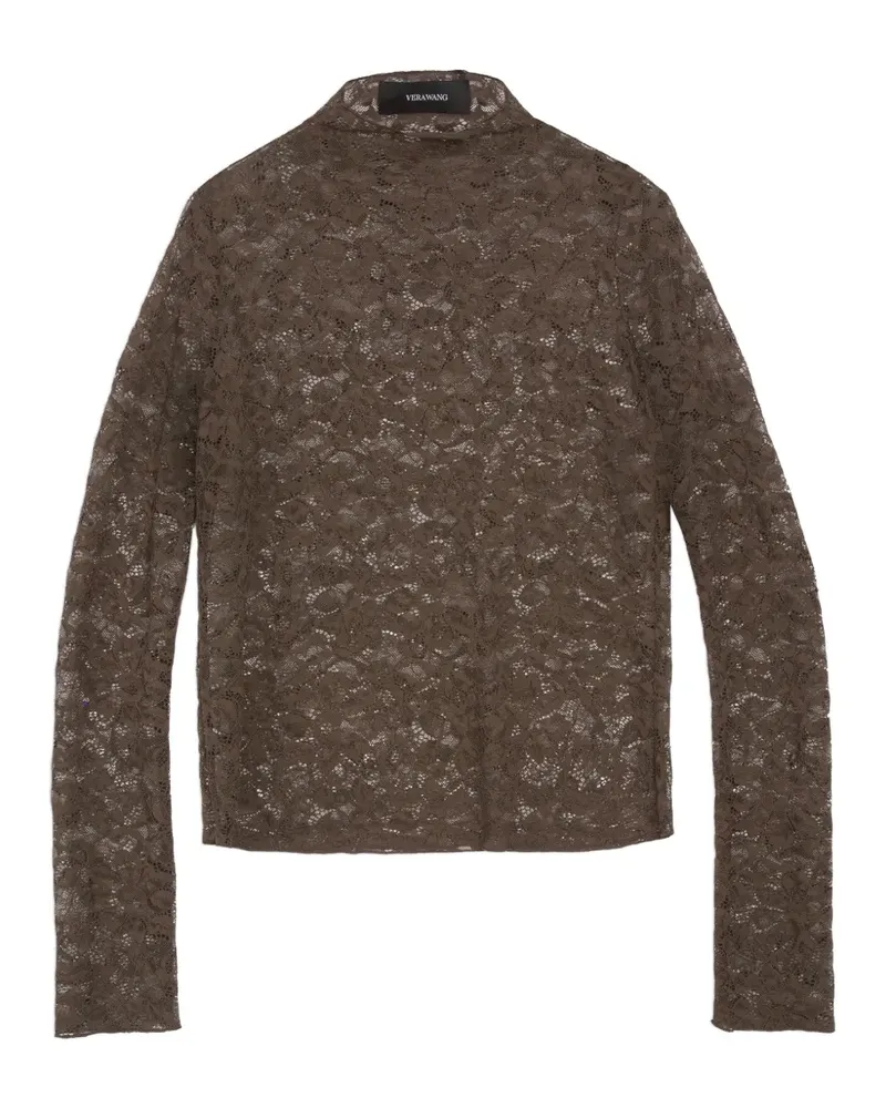 Vera Wang Orla lace neck top - Braun Braun