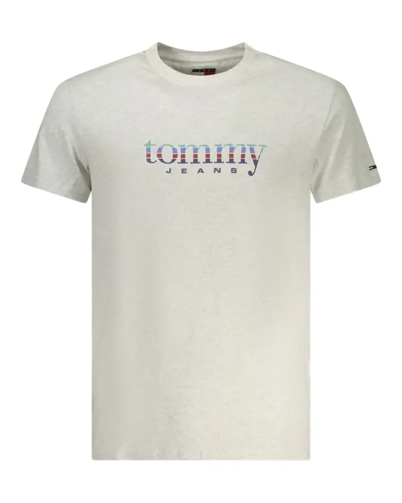 Tommy Hilfiger T-Shirt mit Logo-Print - Grau Grau