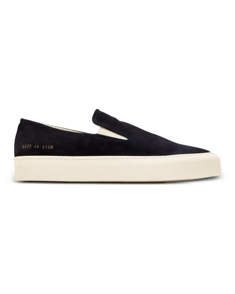 Common Projects Slip-On-Sneakers aus Wildleder - Blau Blau