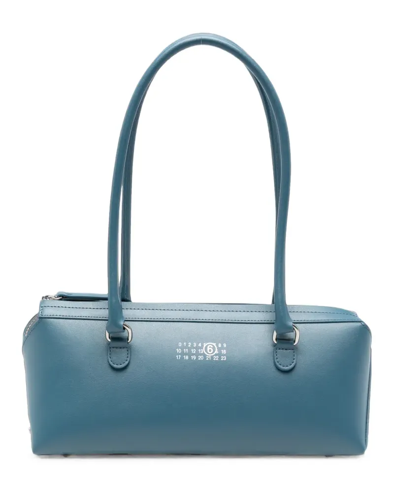 Maison Margiela small Bauletto leather shoulder bag - Blau Blau