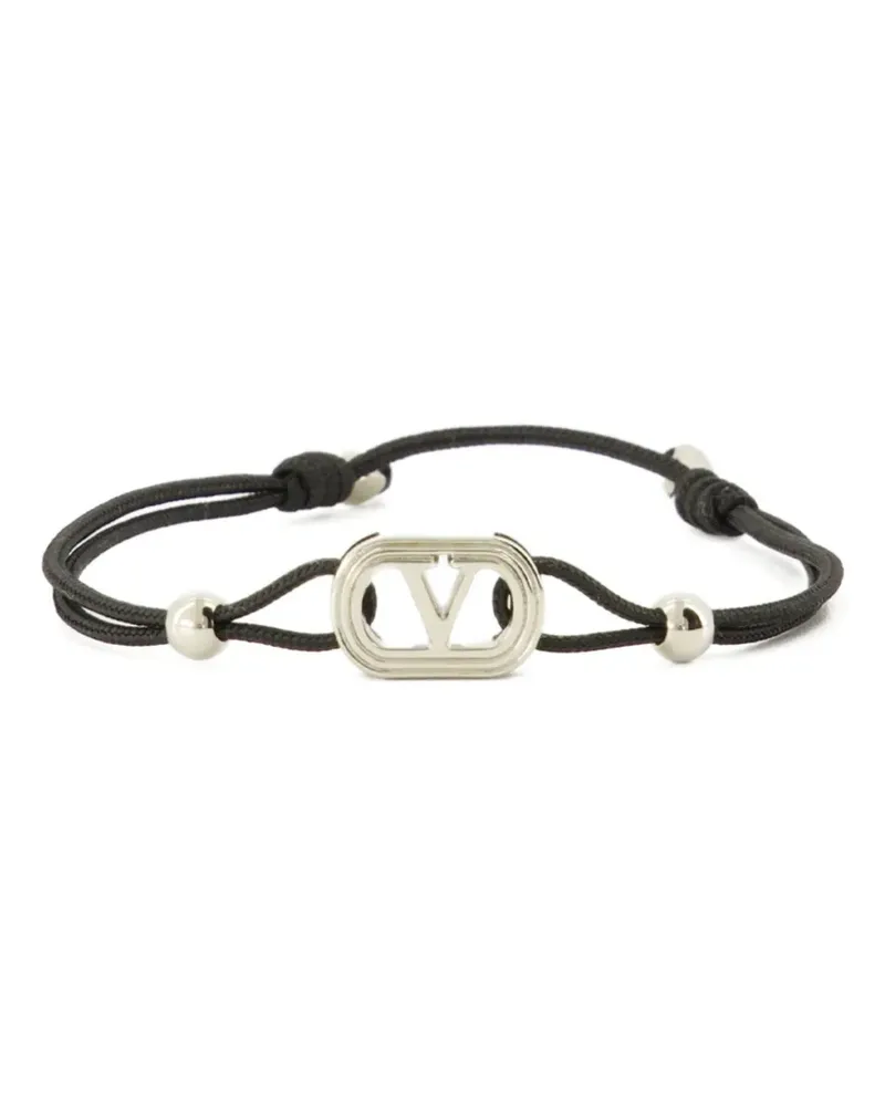 Valentino Garavani VLogo Kordelarmband - Schwarz Schwarz