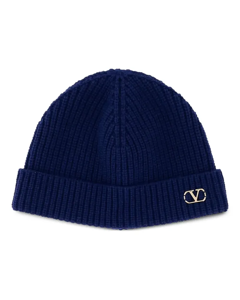 Valentino Garavani VLogo Signature Beanie - Blau Blau
