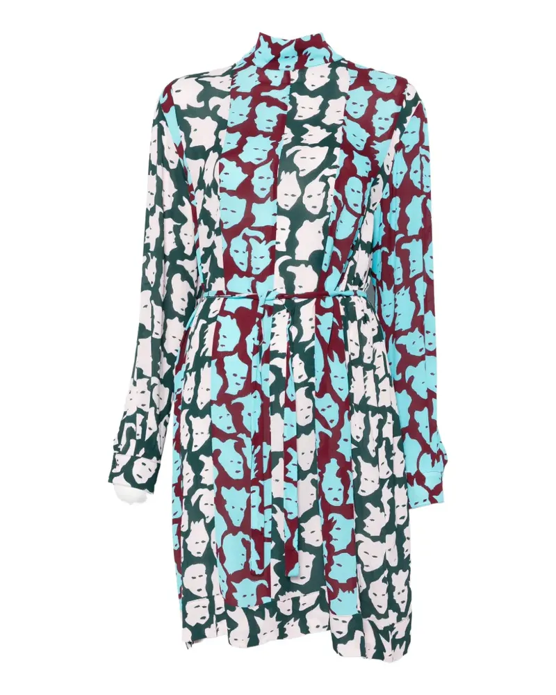 Missoni Kleid mit Gesichter-Print - Braun Braun