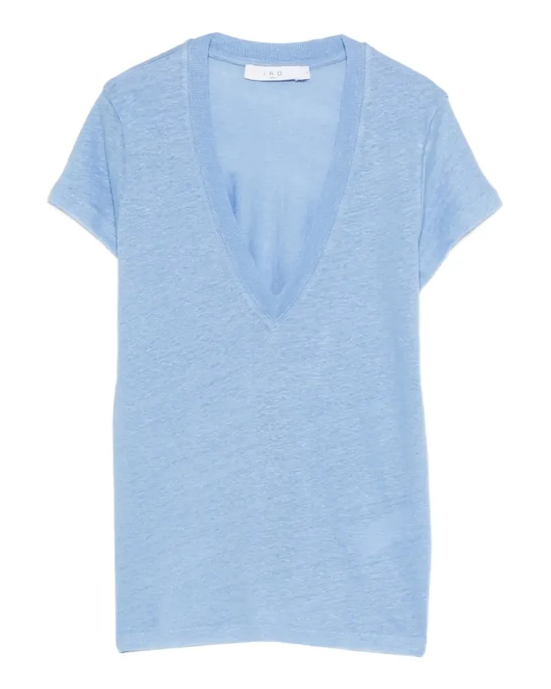 IRO Rodeo V-neck T-shirt - Blau Blau