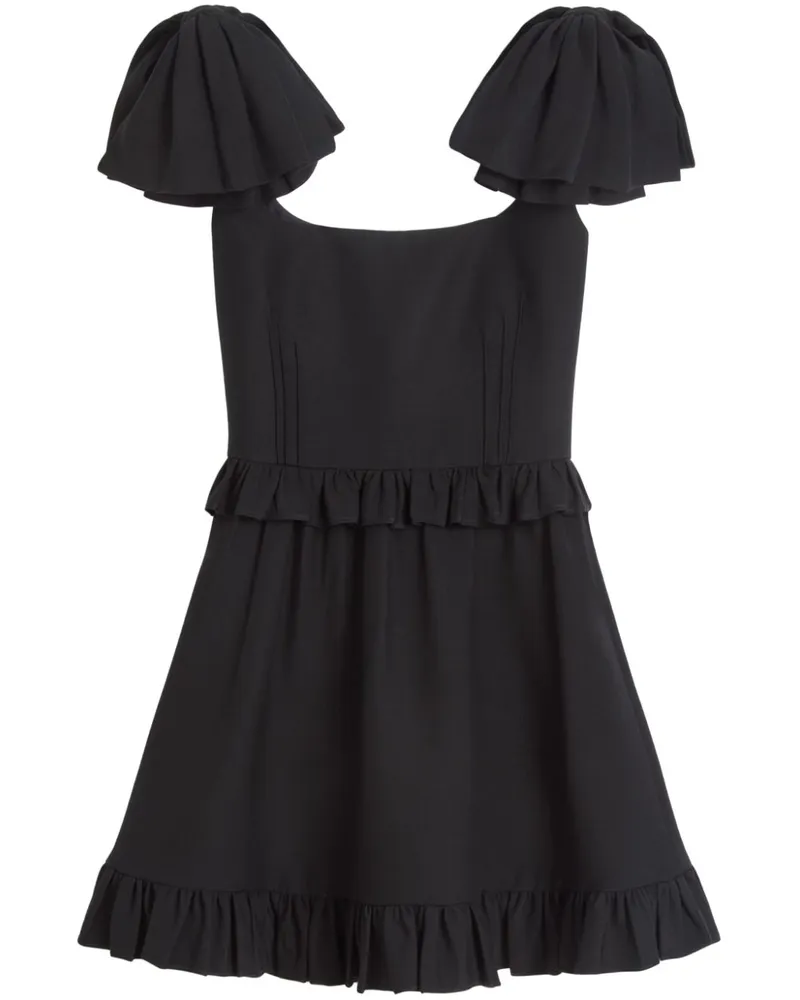 Valentino Garavani Crepe Couture Minikleid - Schwarz Schwarz