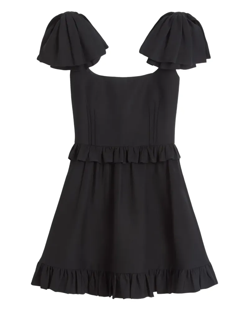 Valentino Garavani Crepe Couture Minikleid - Schwarz Schwarz