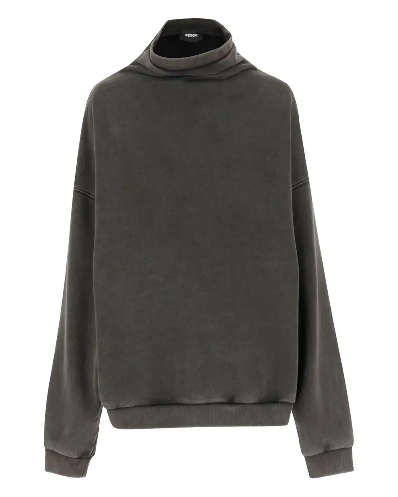WE 11 DONE Sweatshirt mit Stehkragen - Grau Grau