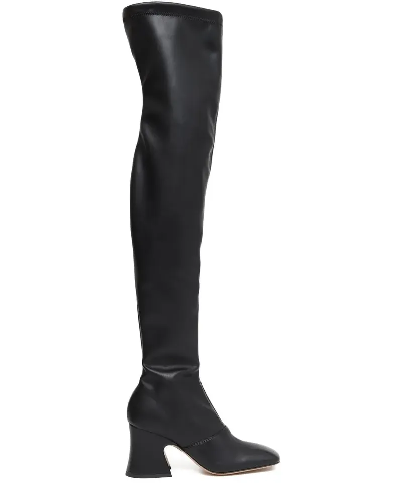 Chloé Overknee-Stiefel aus Leder - Schwarz Schwarz