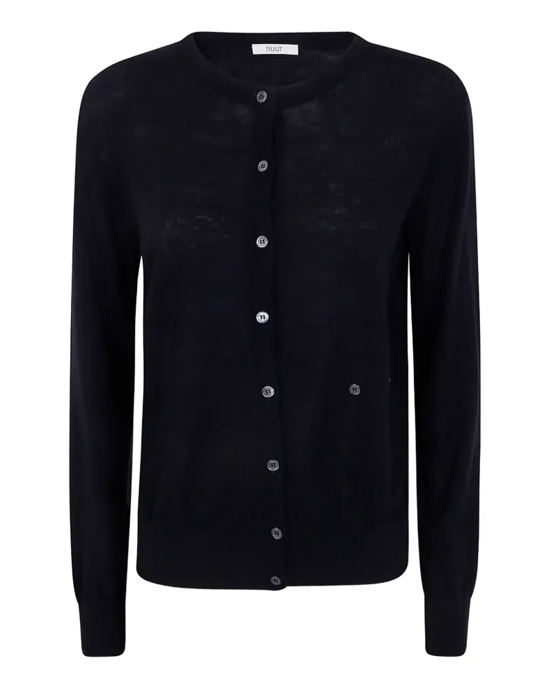 Nuur Geknöpfter Cardigan - Schwarz Schwarz