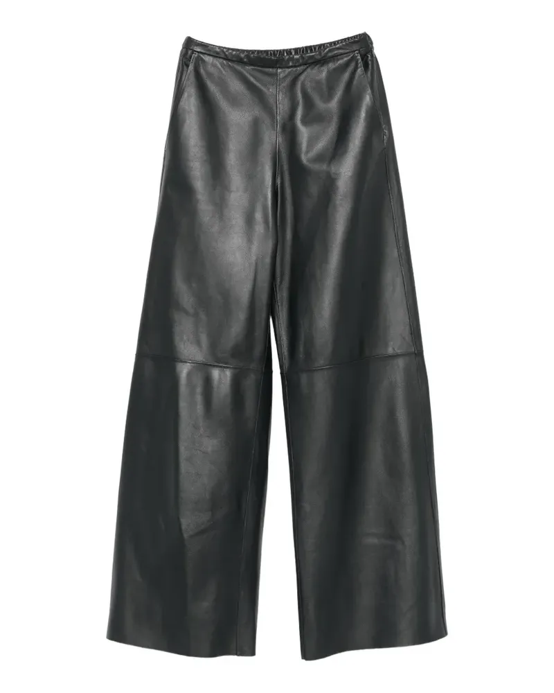 forte_forte Lederhose mit Taschen - Blau Blau