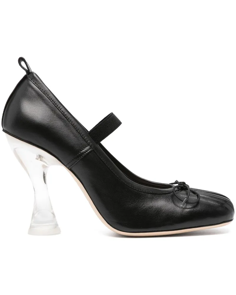 Simone Rocha Klassische Ballerinas - Schwarz Schwarz