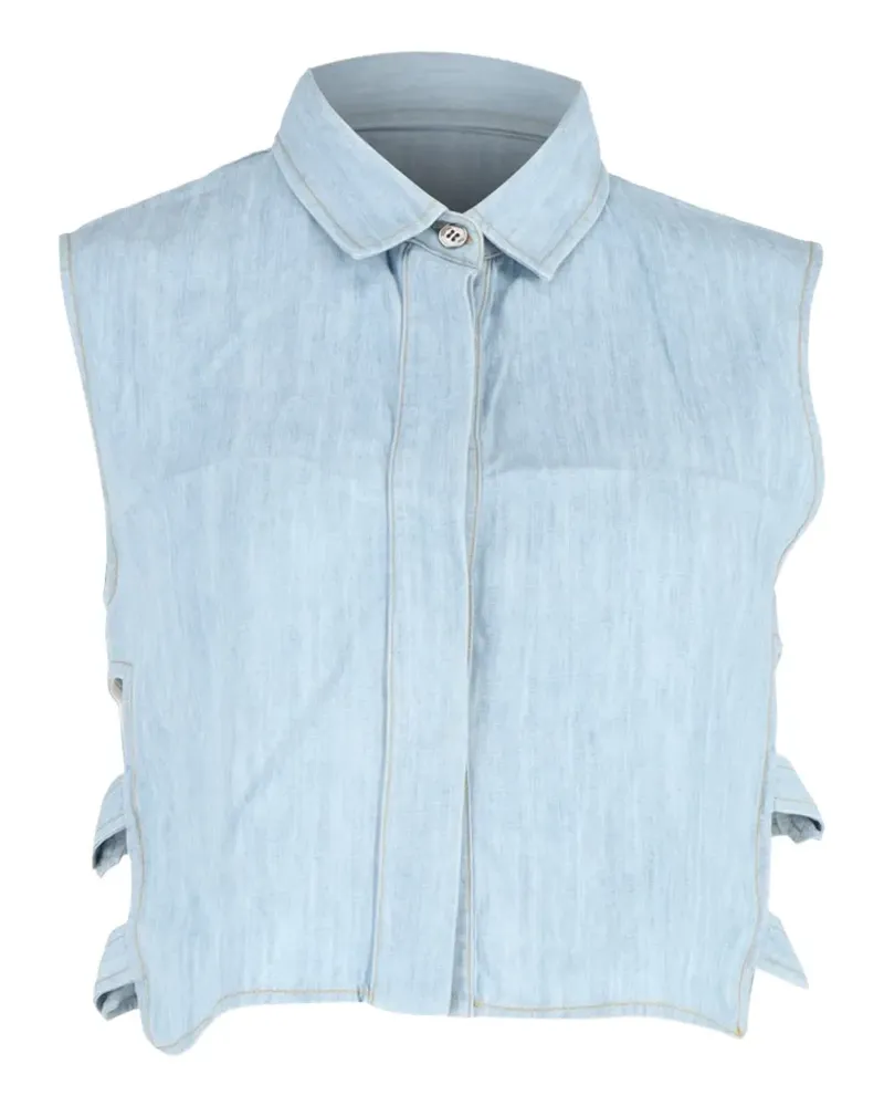 Sea Ärmelloses Hemd - Blau Blau