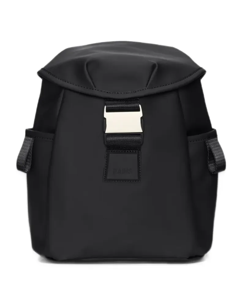 RAINS Valera Rucksack mit Schnallenverschluss - Schwarz Schwarz