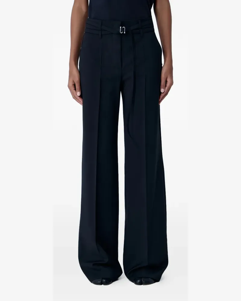 SPORTMAX high-rise wide-leg trousers - Schwarz Schwarz