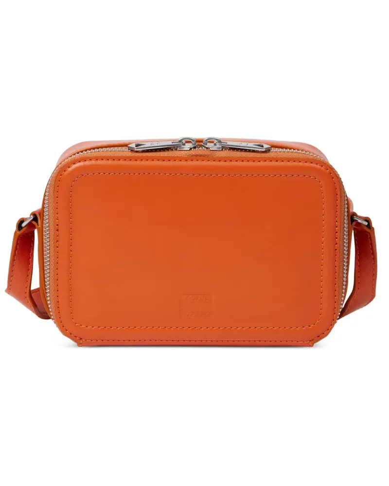 Paul Smith zipped leather shoulder bag - Orange Orange