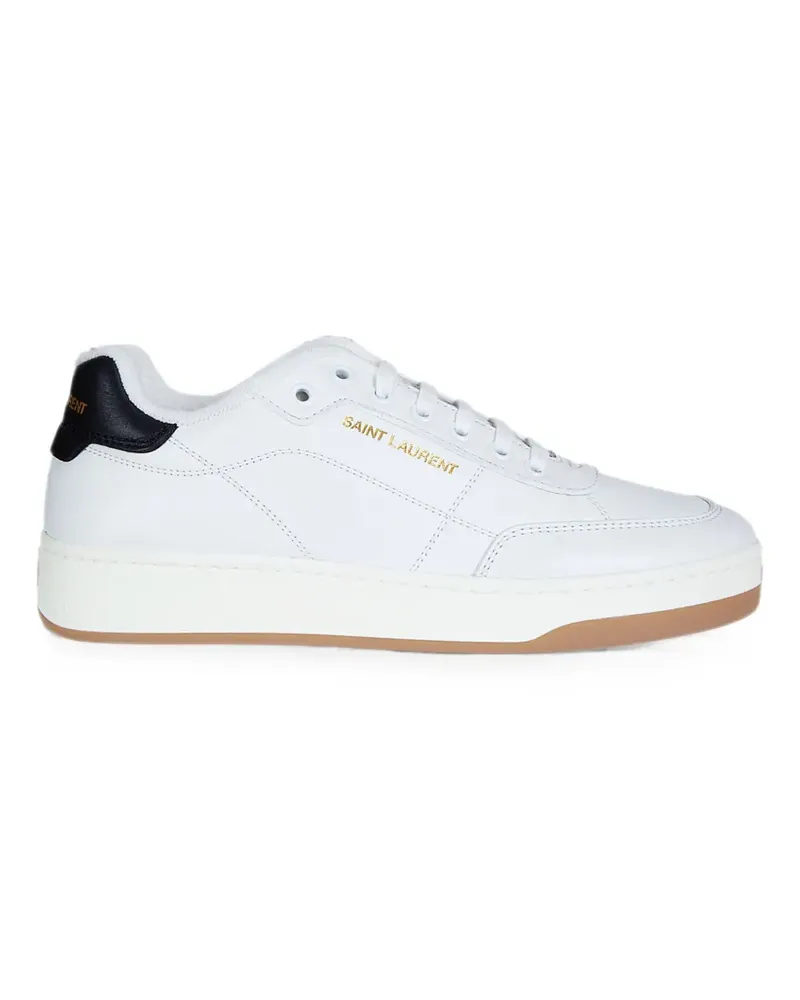 Saint Laurent SL/61 logo-print low-top sneakers - Weiß Weiß