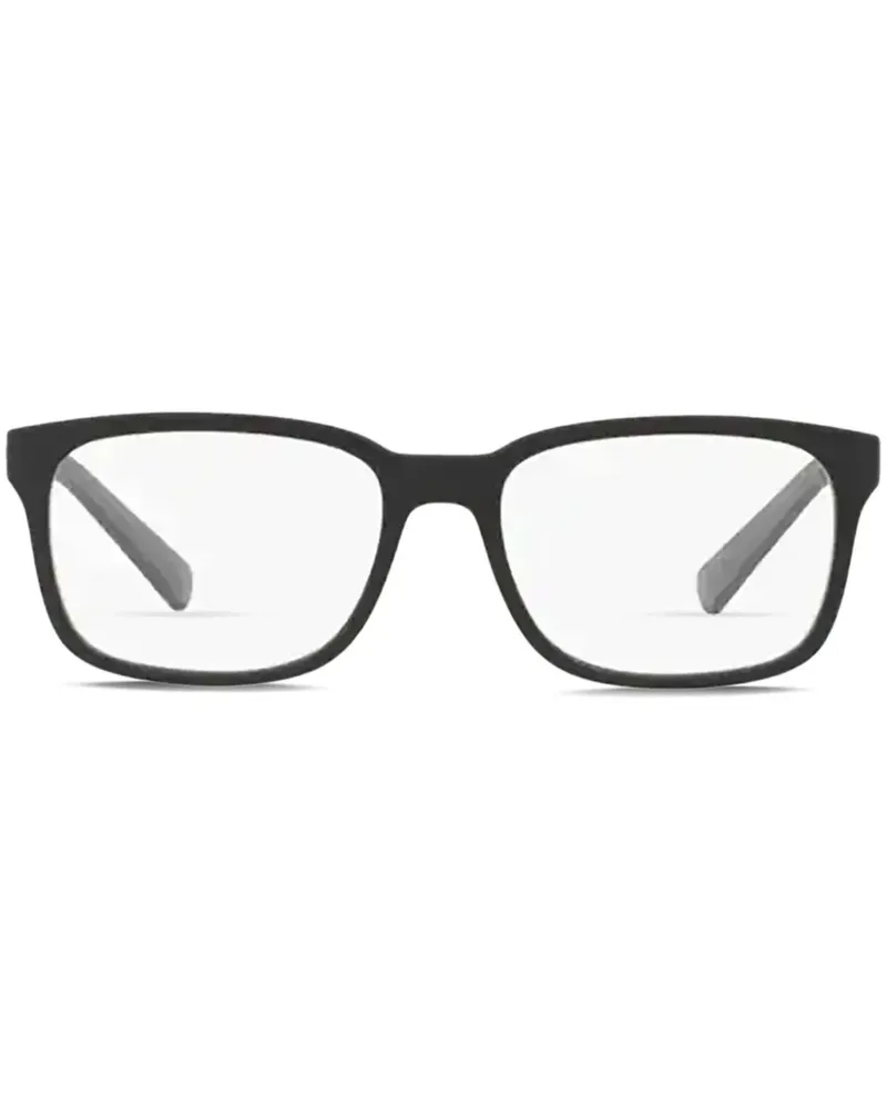 Armani Exchange Brille mit eckigem Gestell - Schwarz Schwarz