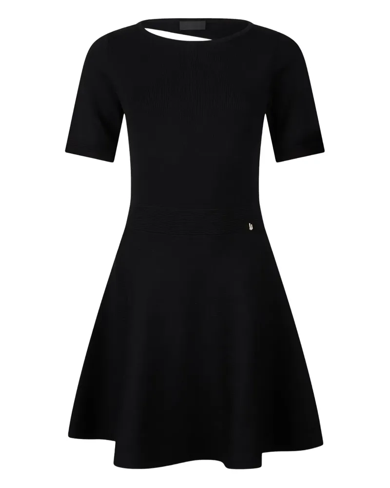Liu Jo Ausgestelltes Strickkleid - Schwarz Schwarz