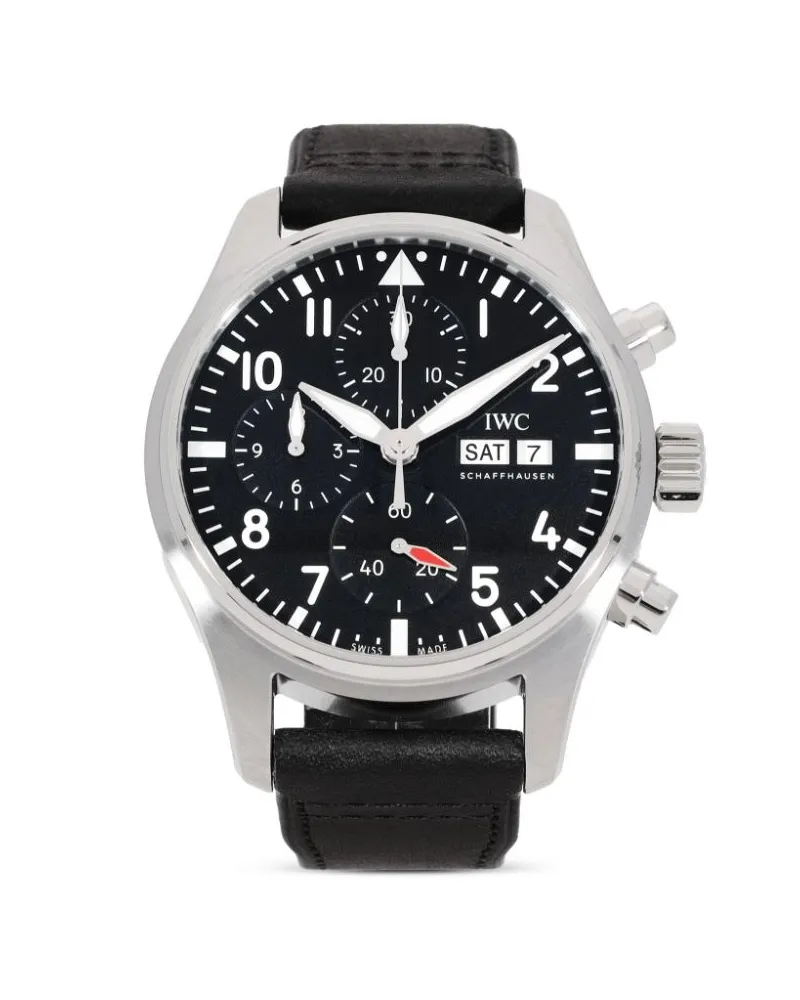 IWC Ungetragener Pilot'S Watch Chronograph 41mm Schwarz