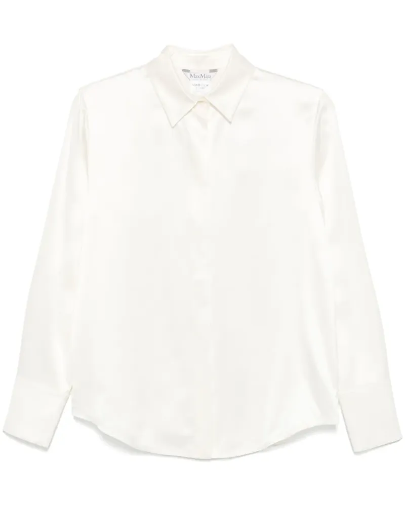 Max Mara Mazurca Hemd - Weiß Weiß