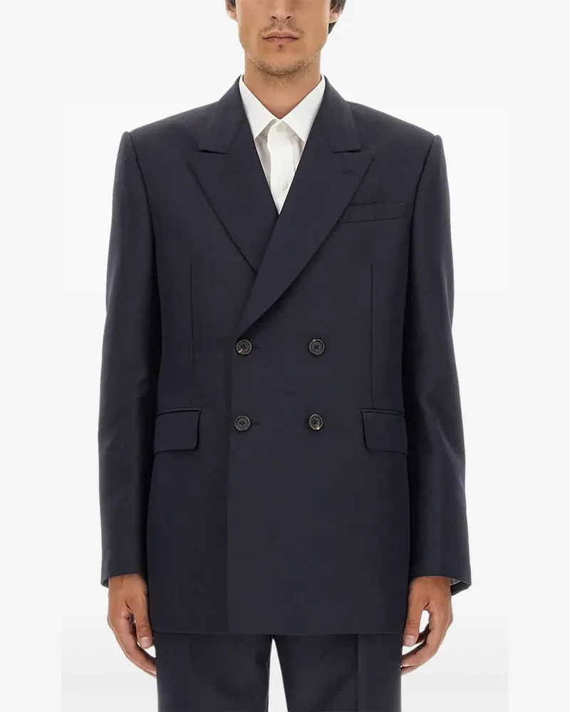 Alexander McQueen Doppelreihiges Sakko - Blau Blau