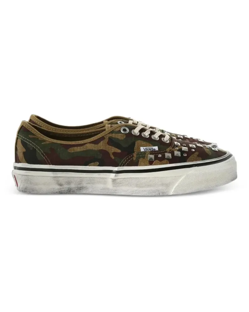 Vans Authentic Sneakers mit Camouflage-Print - Grün Grün