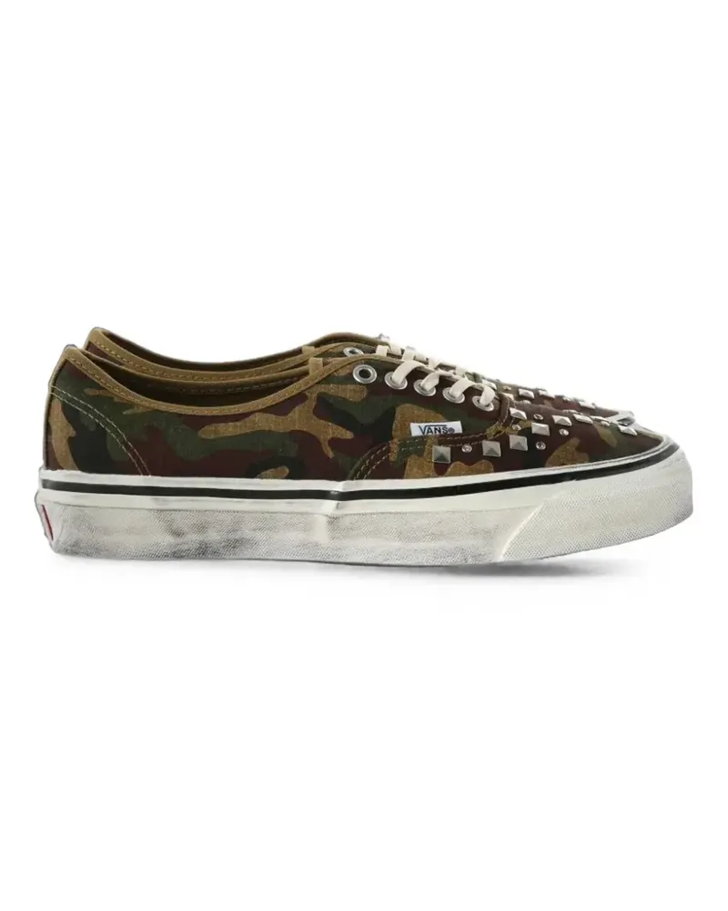 Vans Authentic Sneakers mit Camouflage-Print - Grün Grün