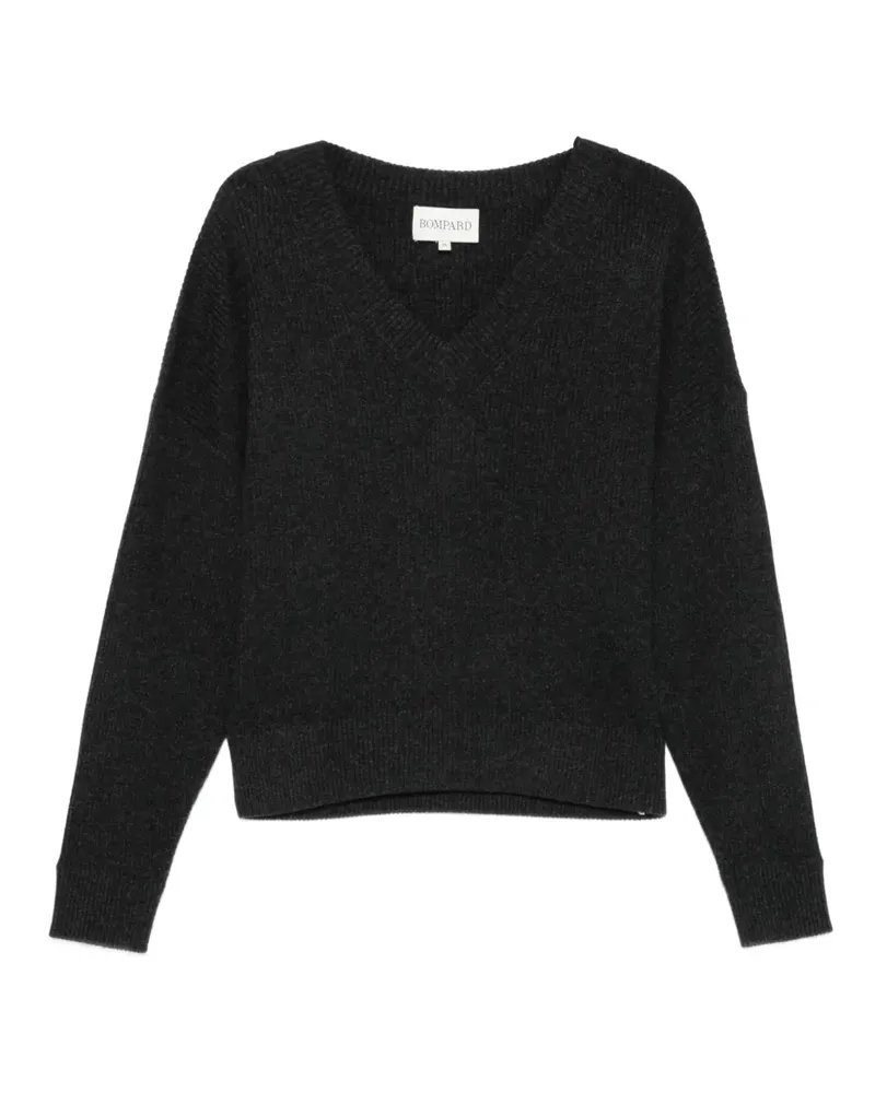 Eric Bompard Kaschmirpullover mit V-Ausschnitt - Grau Grau