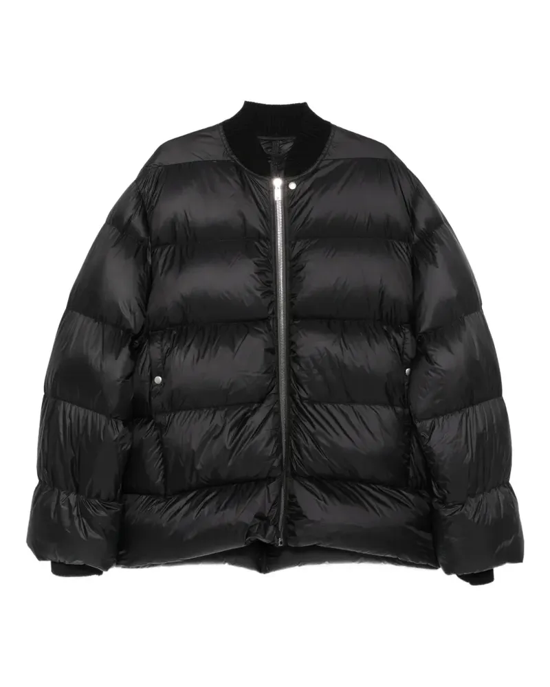 Rick Owens Wattierte Classic Flight Jacke mit Reißverschluss - Schwarz Schwarz