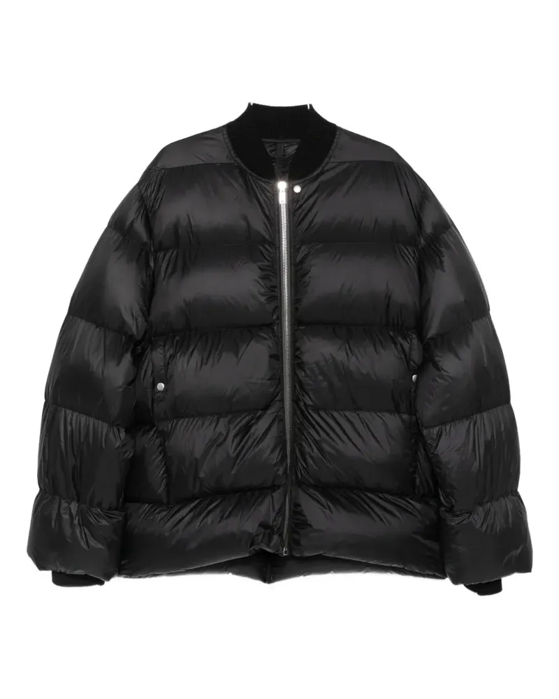 Rick Owens Classic Flight zip-up padded jacket - Schwarz Schwarz