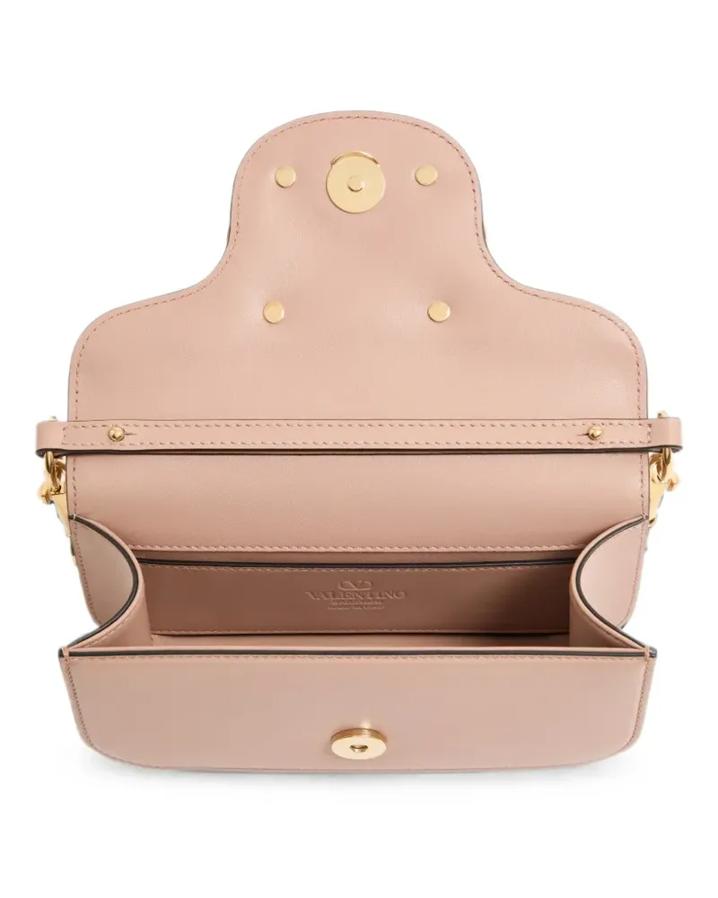 Valentino Garavani Kleine Locò Schultertasche aus Kalbsleder - Rosa Rosa