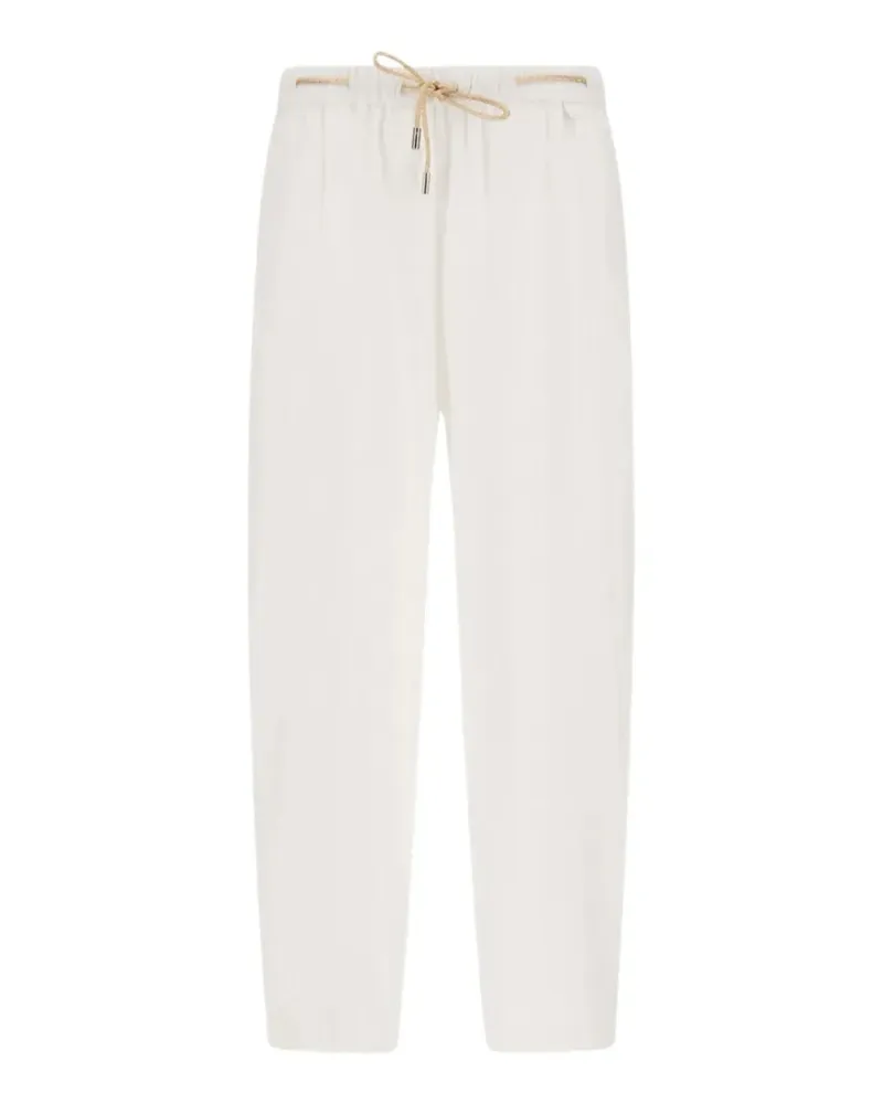 Herno drawstring-detail trousers - Weiß Weiß