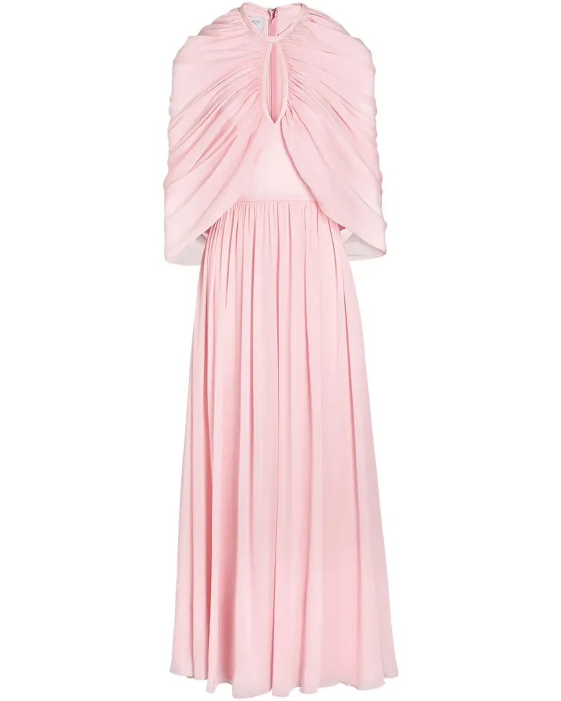 Giambattista Valli Abendkleid im Cape-Stil - Rosa Rosa