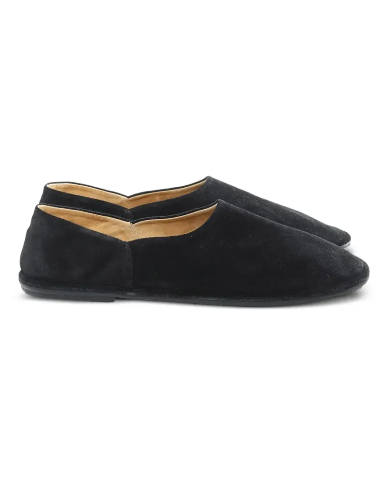 The Row suede slippers - Schwarz Schwarz