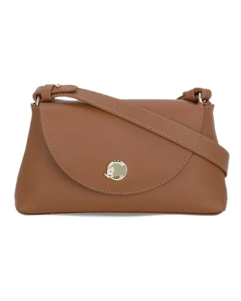 Coccinelle grainy leather shoulder bag - Braun Braun