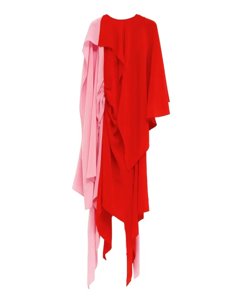 J.W.Anderson silk asymmetric dress - Rot Rot