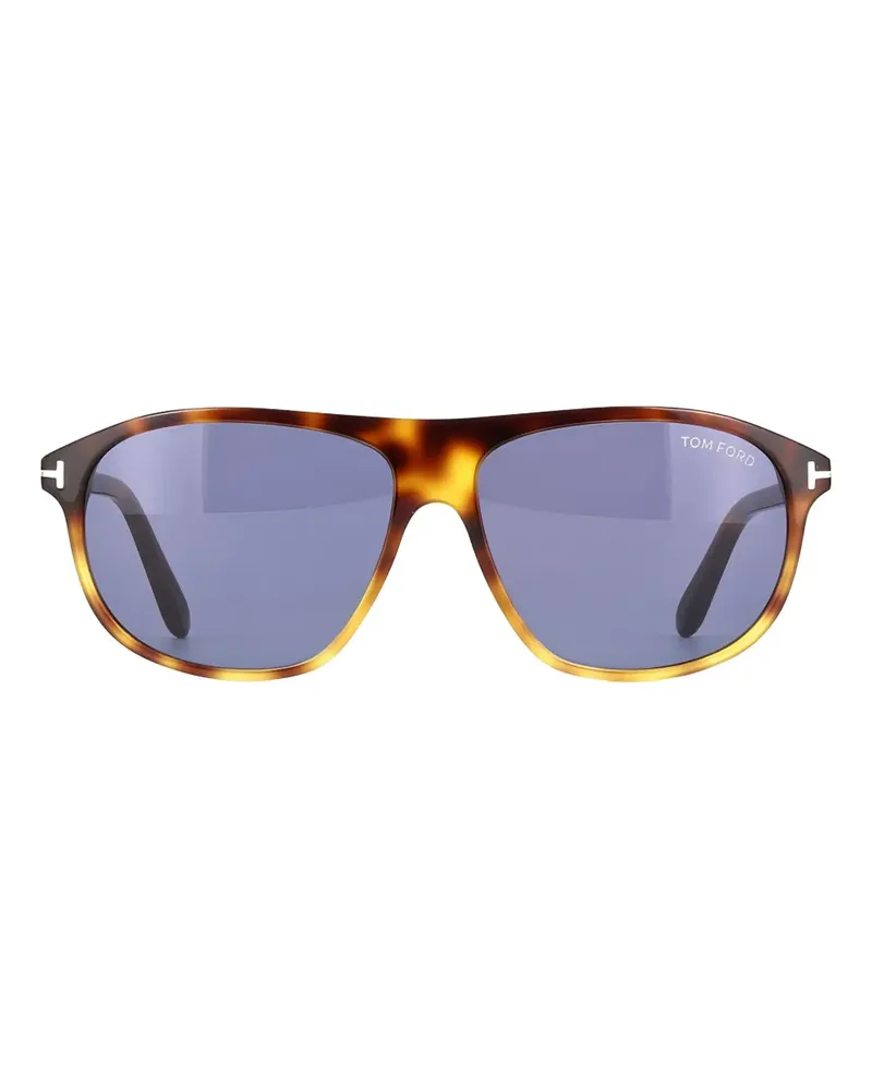 Tom Ford Sonnenbrille mit eckigem Gestell - Braun Braun