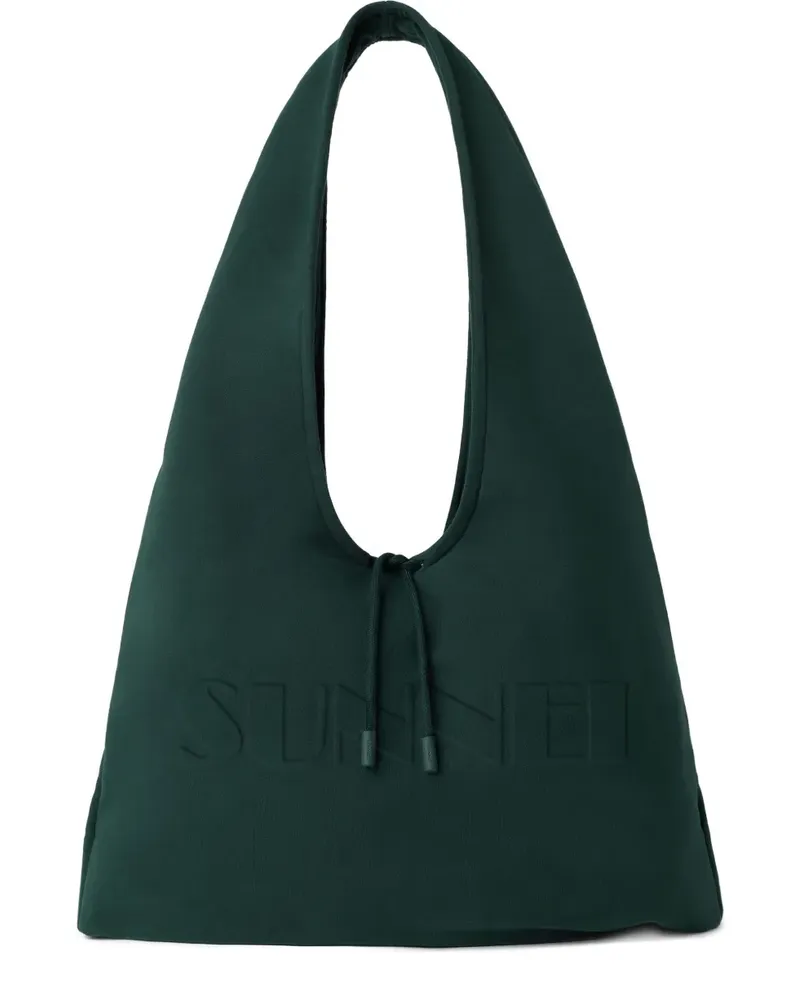SUNNEI Multitasking Sweatbag embossed shoulder Bag - Grün Grün